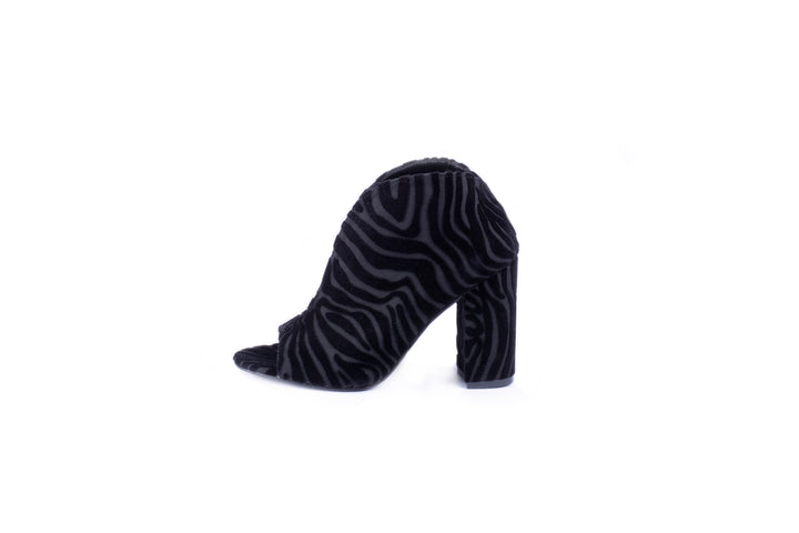 Ankle Boots Zebra (black)